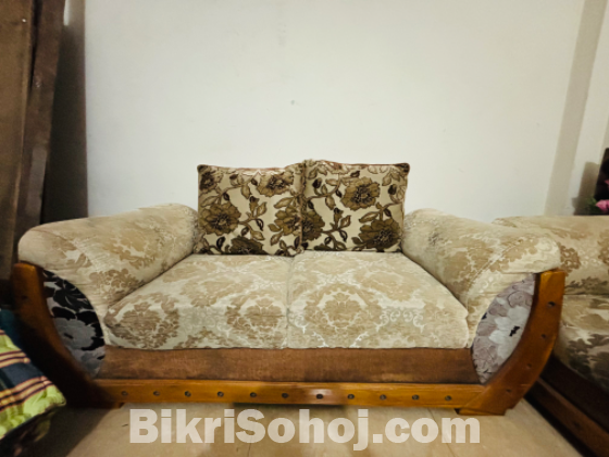 Used 2+2+1 Shegun kath Sofa For Sale!